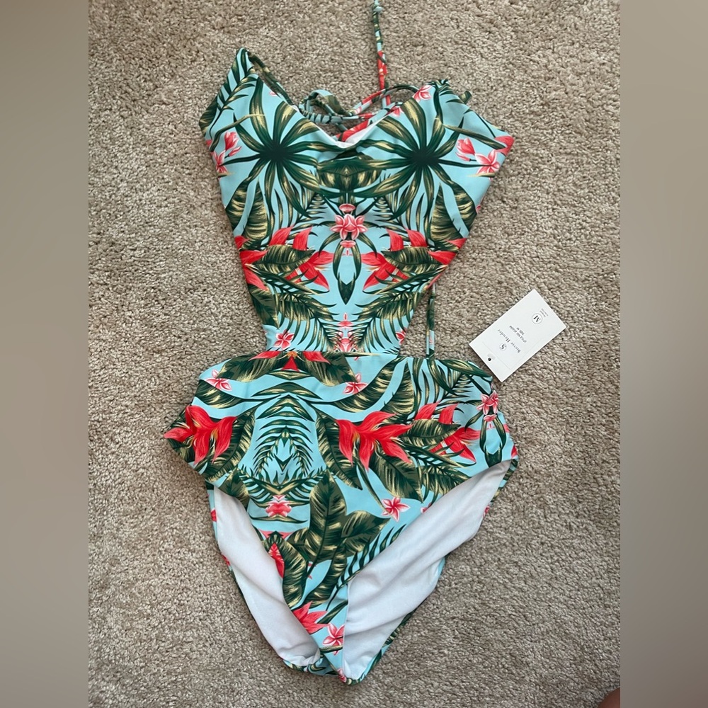 One piece bathing suit!